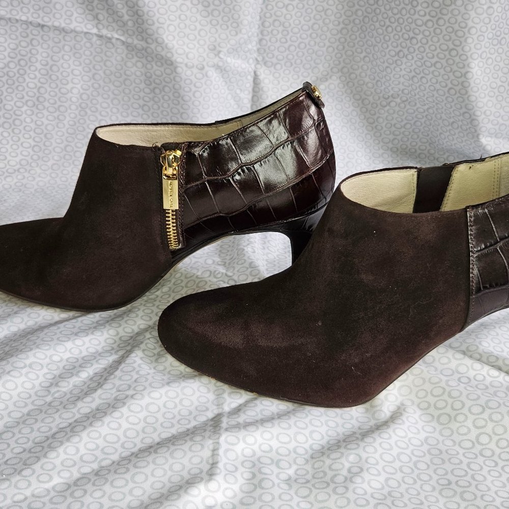 Michael Kors Leather Booties size 10